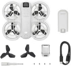 DJI Neo, Minidron con cámara 4K UHD para adultos, dron de 135 g que te sigue, despegue con la palma, seguimiento de sujetos, QuickShots, video estabilizado, protector de hélice incorporado (sin