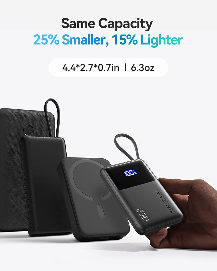 INIU Banco de energía de 45 W, cargador portátil más delgado de 100...
