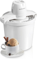 Heladera automática Hamilton Beach 68330N, 4 cuartos, color crema, Crema