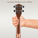 Ukelele de 21 pulgadas para niños y niñas de 3, 4, 5, 6, 7 años