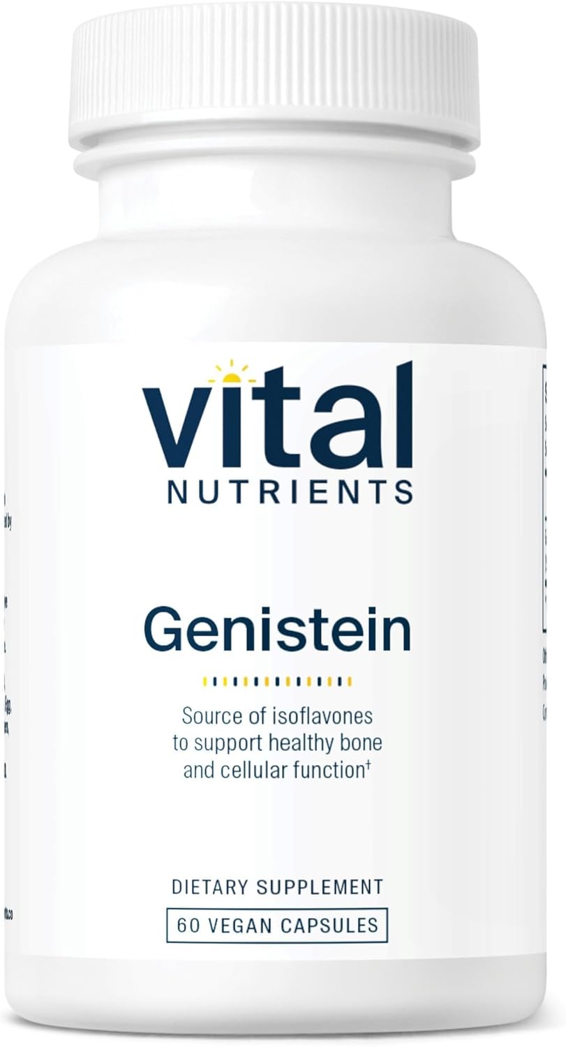 Vital Nutrients Genistein - Isoflavonas de fácil absorción para apo...