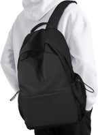 NEOREAL - Mochila para laptop para trabajo, universidad, viajes, Negro