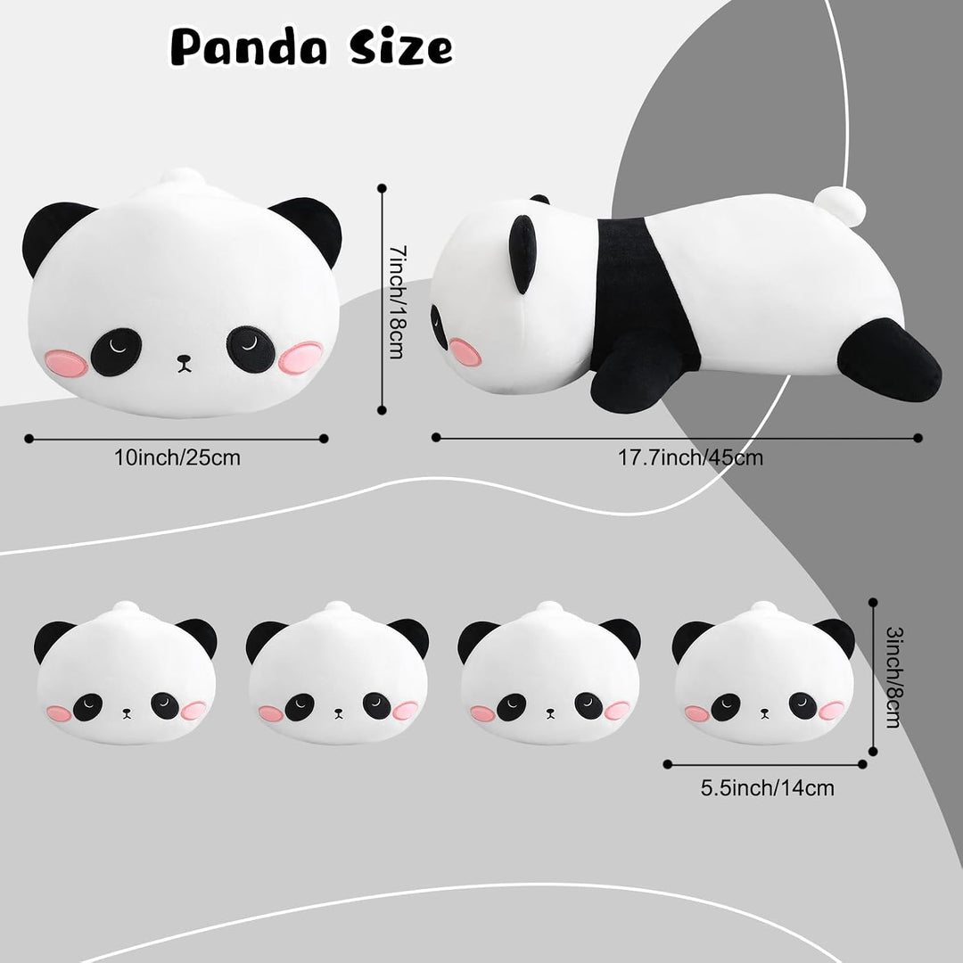 TOYSYM Panda de peluche lindo con almohada de peluche de panda de 4...
