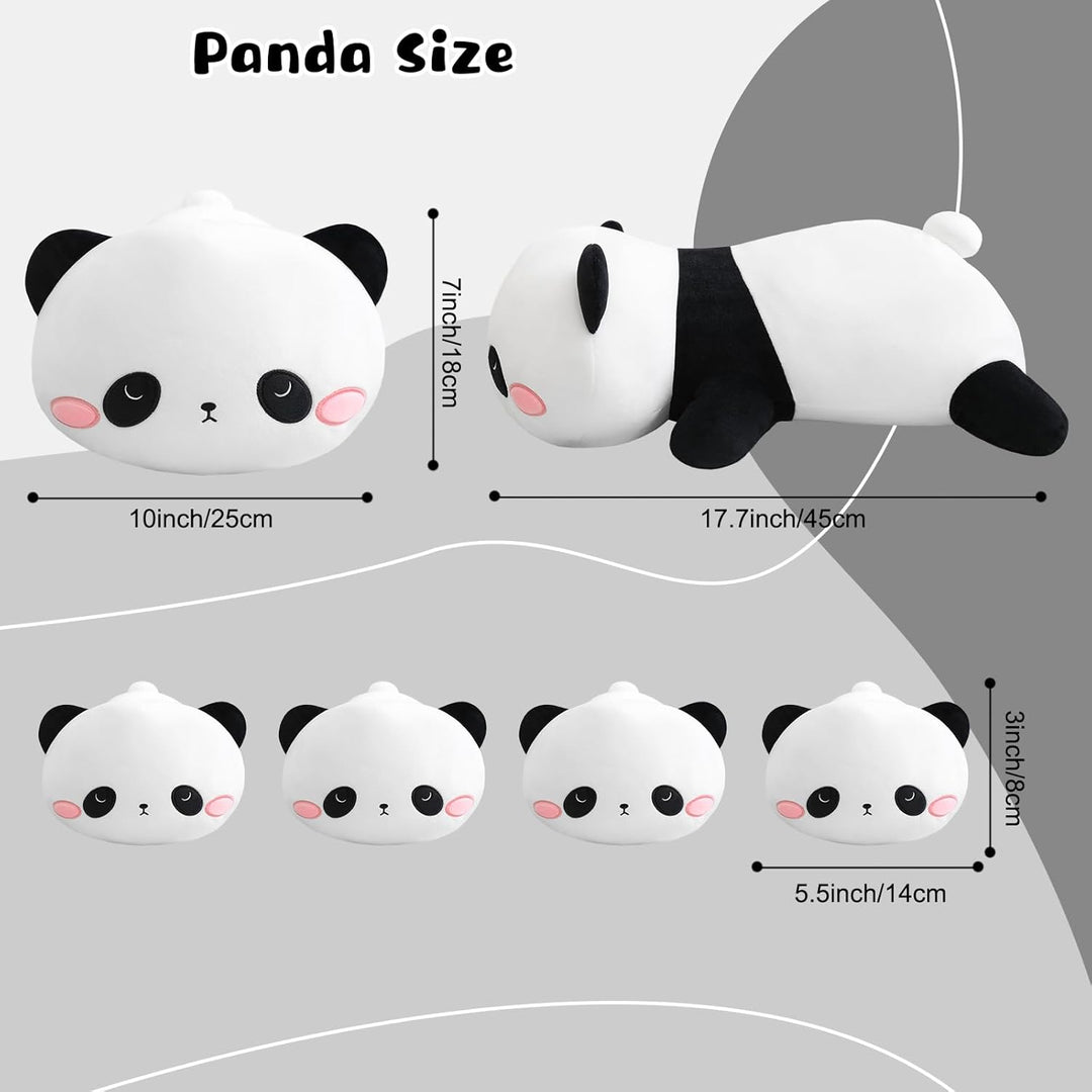 TOYSYM Panda de peluche lindo con almohada de peluche de panda de 4...