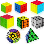 Speed Cubes - Paquete de 8 cubos de rompecabezas mágicos para niños y
