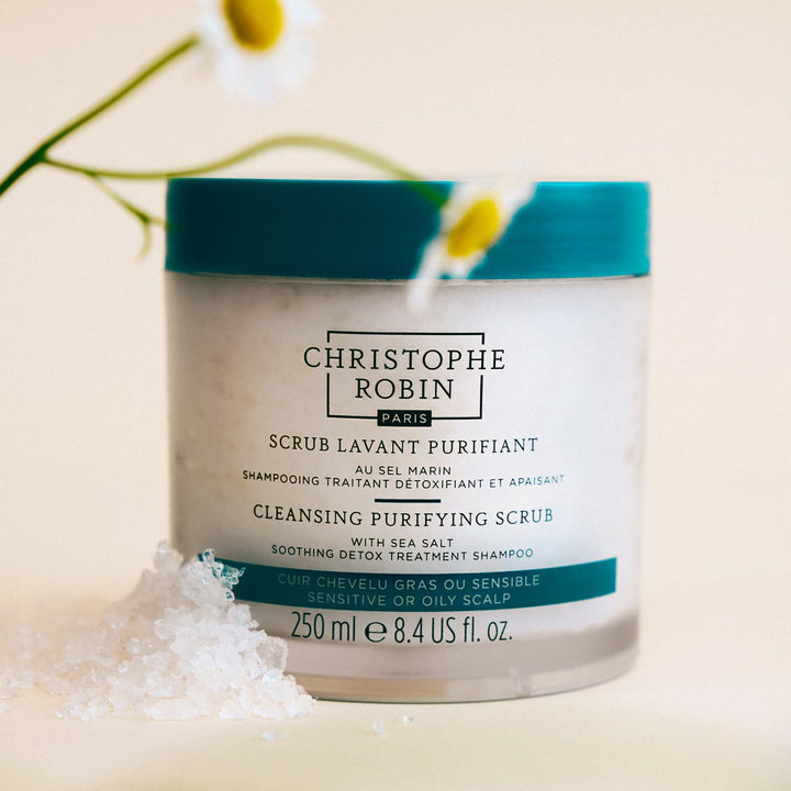 Christophe Robin Exfoliante purificador del cuero cabelludo con sal...