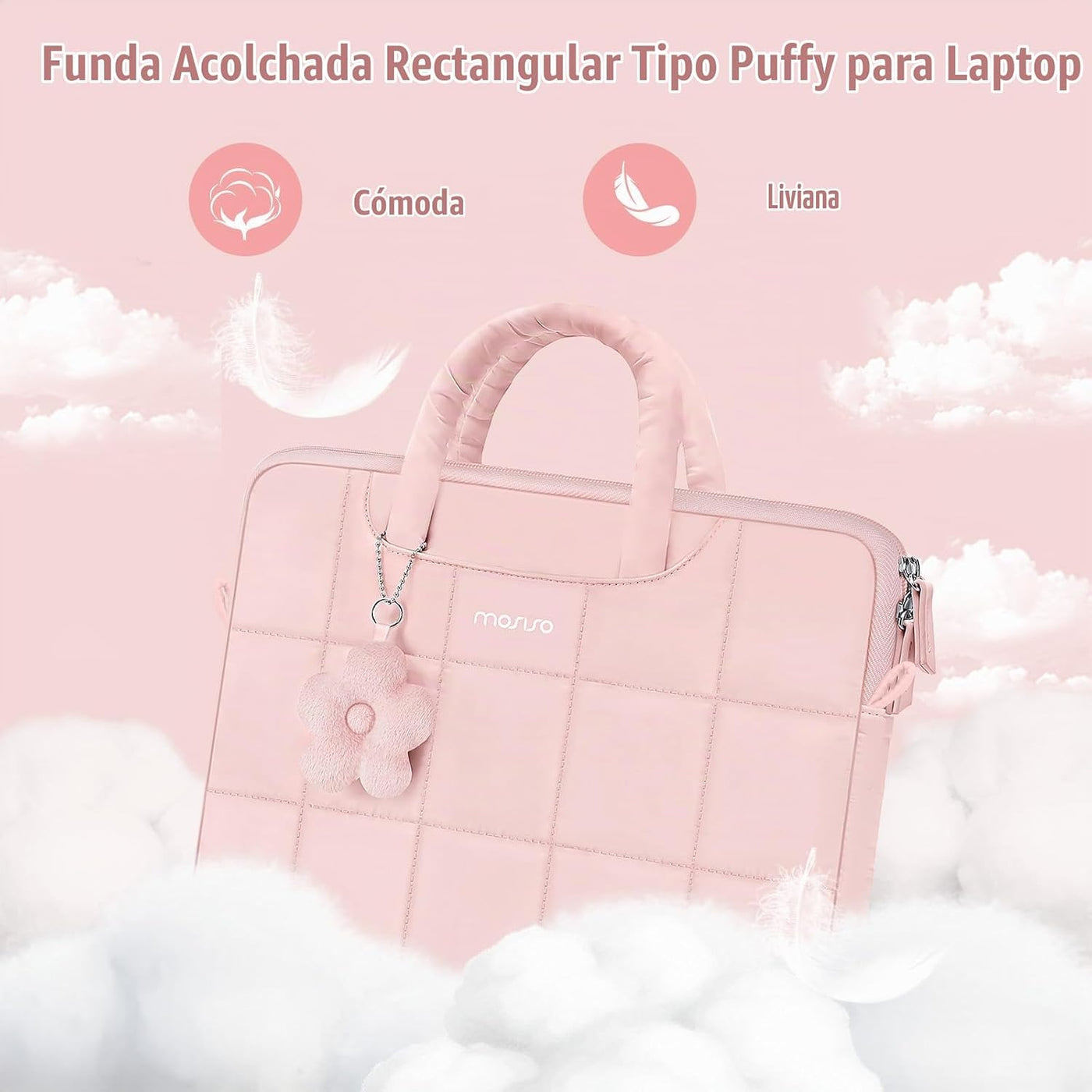 MOSISO Bolsa para laptop de 16 pulgadas, 15-15.6 pulgadas, funda ac...