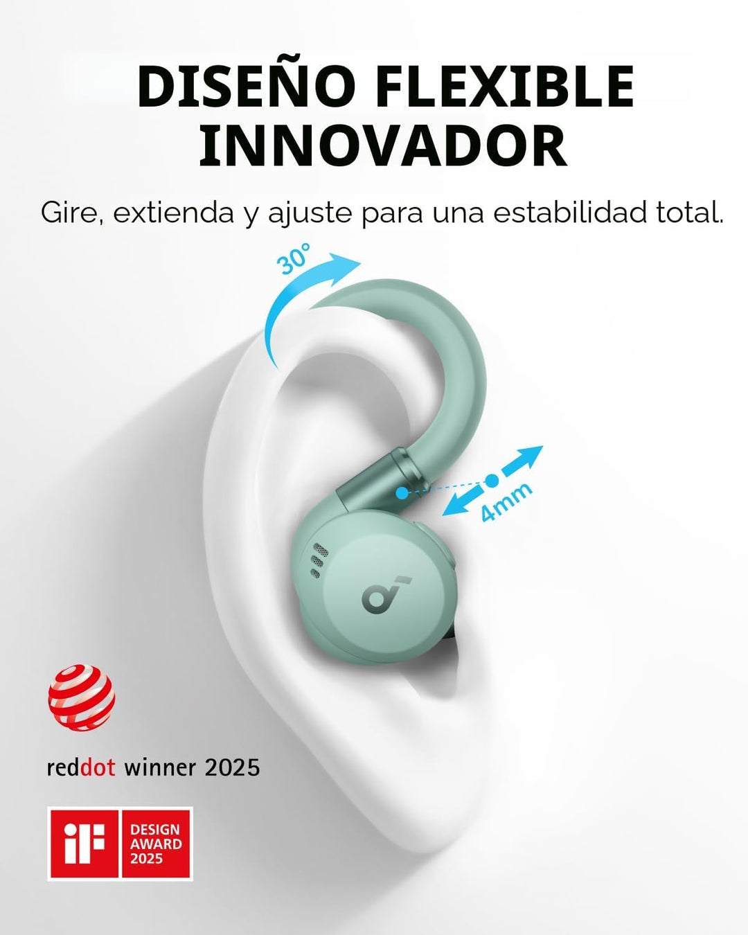 Soundcore Sport X20 de Anker, auriculares true-wireless para entren...