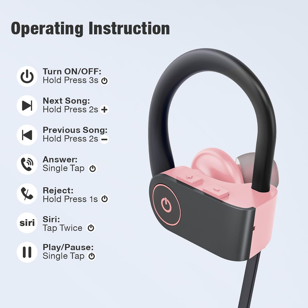 JOYWISE Auriculares Bluetooth, auriculares inalámbricos de 16 horas...