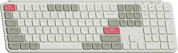 Keychron Teclado inalámbrico ultrafino B6 Pro, ZMK de tamaño comple...