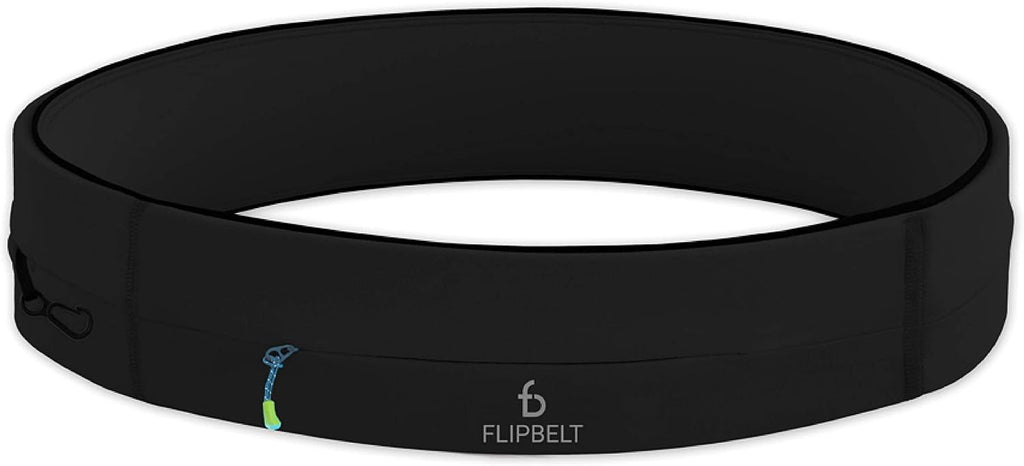 FlipBelt Cinturón para correr con cremallera, riñonera para fitness y correr, empresa estadounidense
