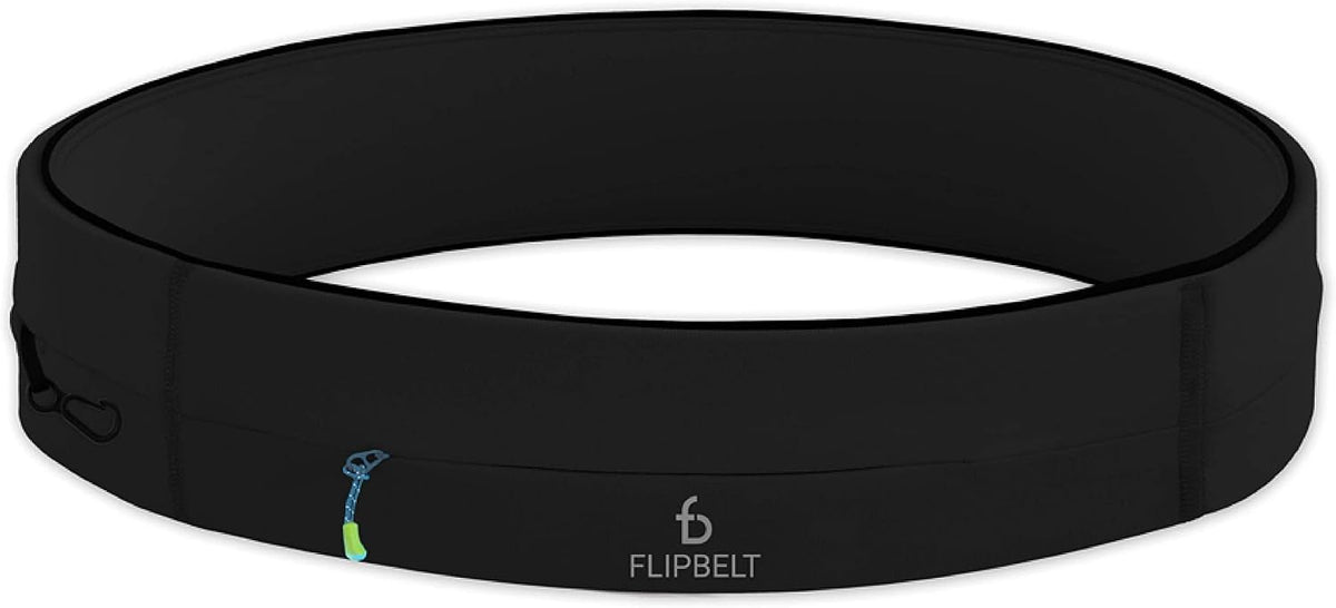FlipBelt Cinturón para correr con cremallera, riñonera para fitness y correr, empresa estadounidense