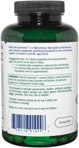 Vitanica Mid-Life Symmetry, multivitamínico diario y mineral de alt...