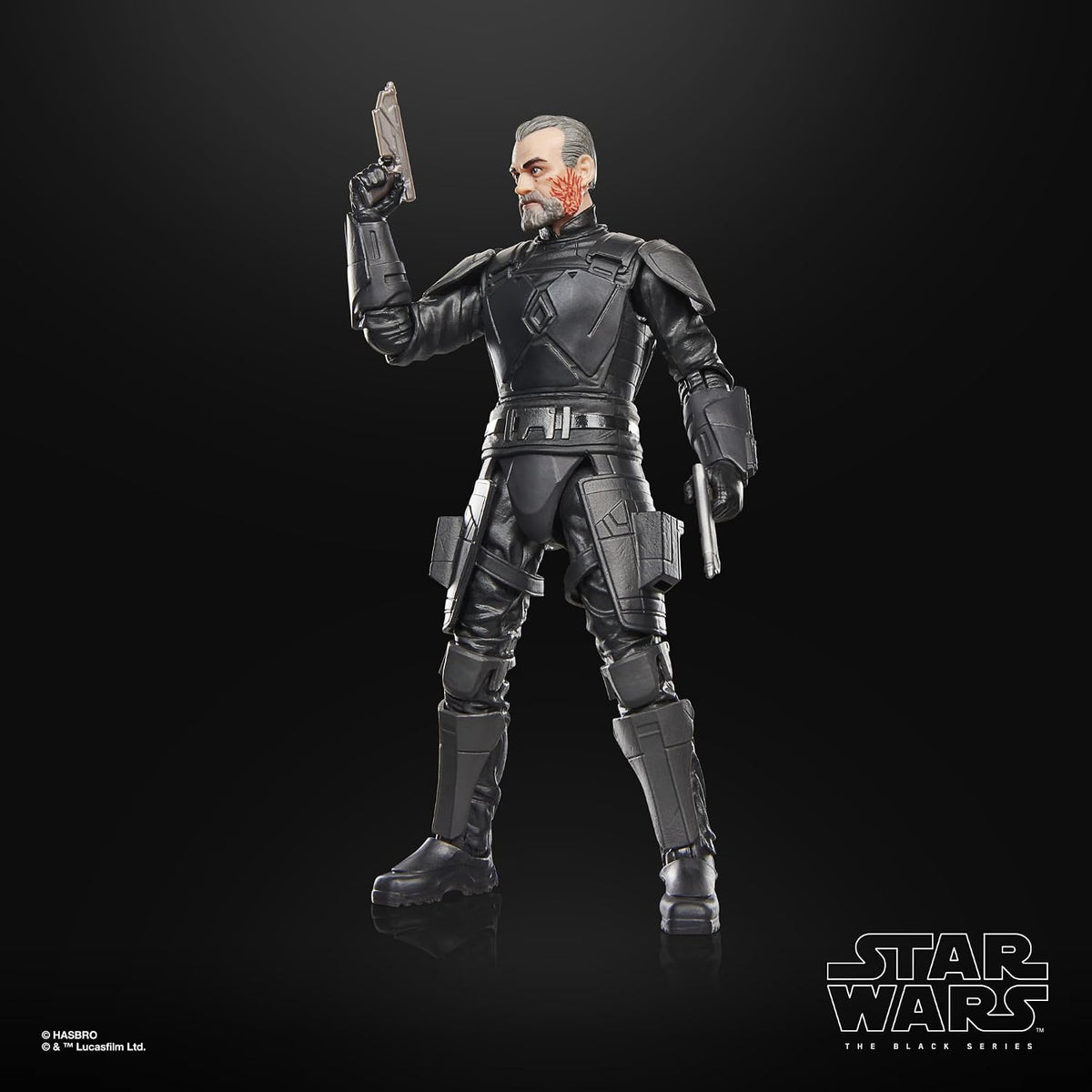 STAR WARS negro Series Mandalorian Super Commando Kebris