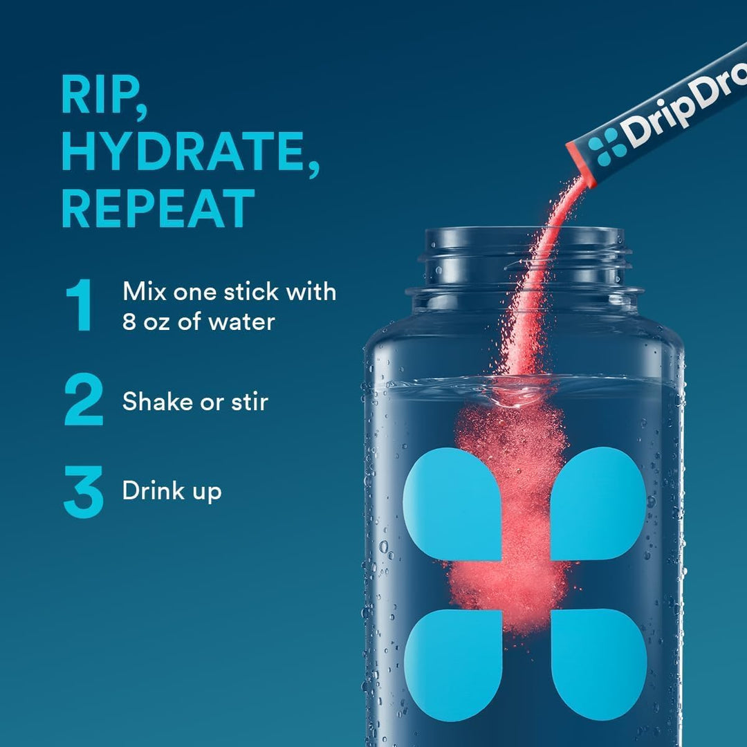 DripDrop ORS Hydration - Paquetes de electrolitos en polvo