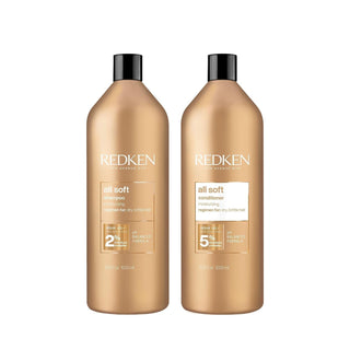 Set de champú y acondicionador Redken All Soft \u2013 para cabello...