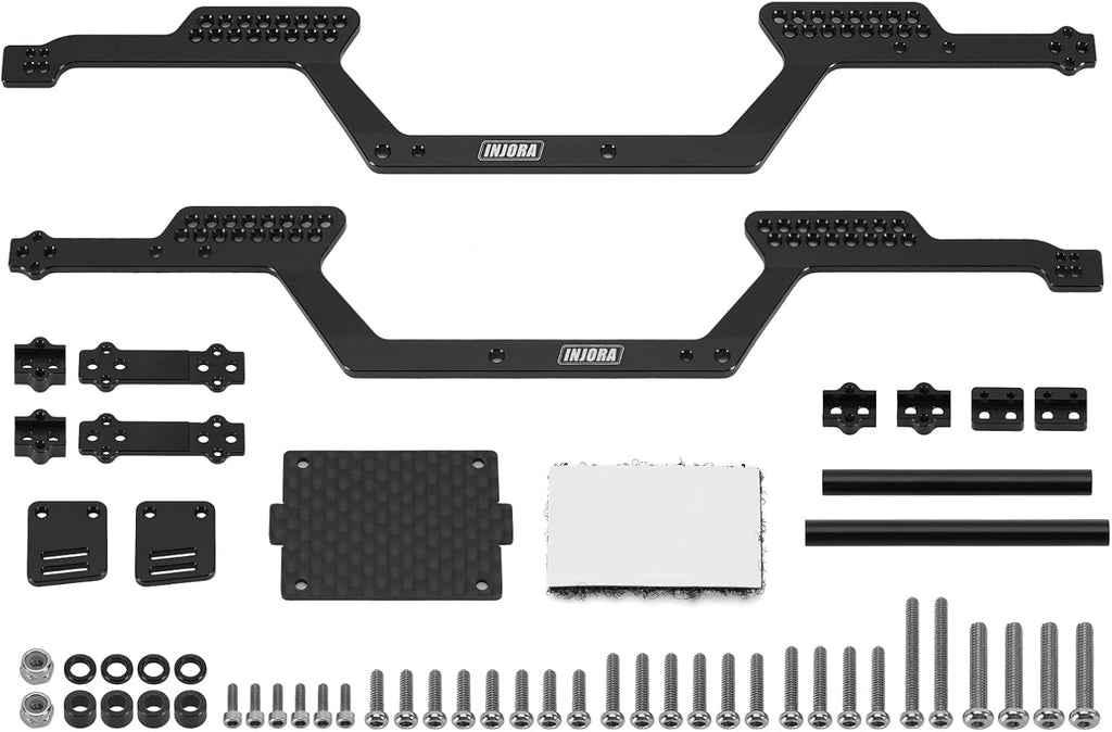 INJORA Kit de chasis universal LCG de aluminio para TRX4M
