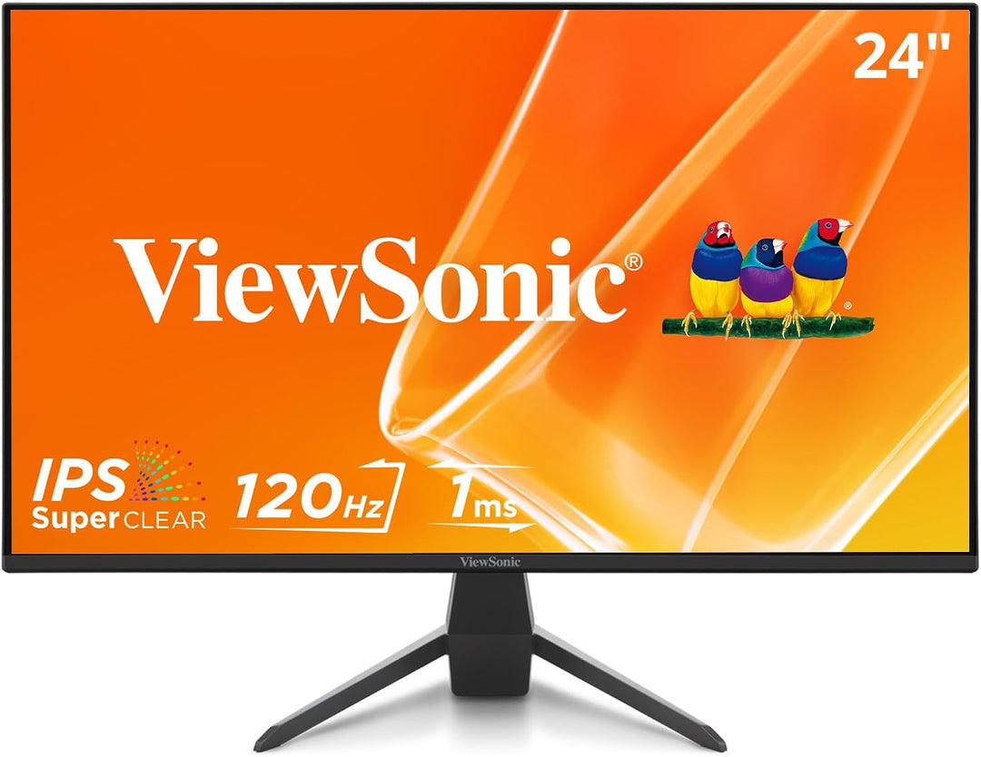 ViewSonic VX2470-MHD Monitor de 24 pulgadas 1080p, pantalla IPS con...