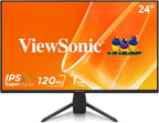 ViewSonic VX2470-MHD Monitor de 24 pulgadas 1080p, pantalla IPS con...
