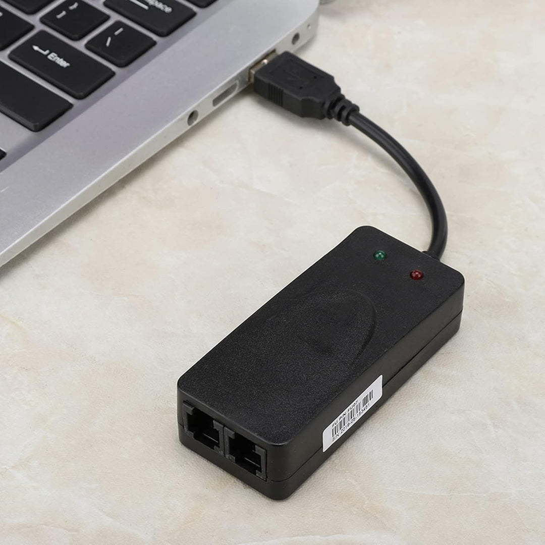 Módem de fax USB 20 56K módem externo V90 V92 con puertos