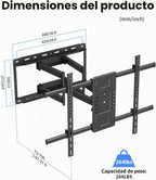 Suptek Soporte de pared resistente para televisores de 60 a 120 pulgadas