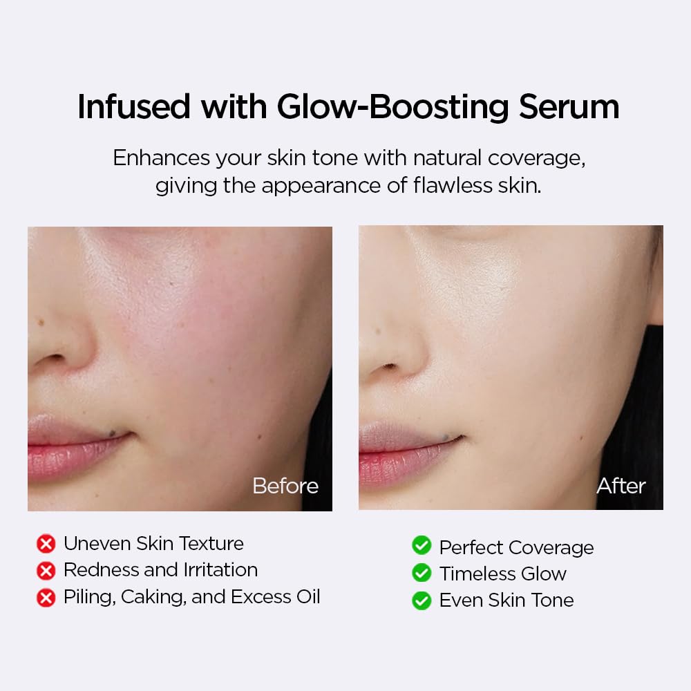 JUNG SAEM MOOL Essential Skin Nuder Cushion | Acabado natural, base...