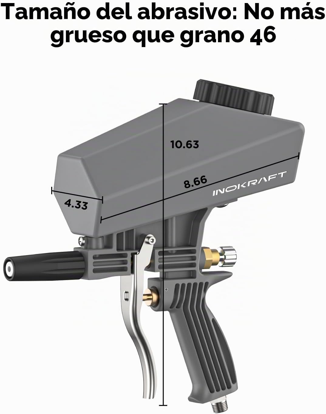 Pistola Abrasadora Portátil Inokraft a Prueba de Fugas - Kit Básico