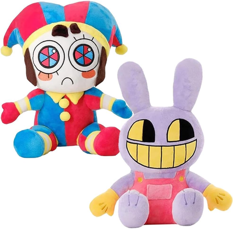 Nultse Jax y Pomni de peluche, muñecas de peluche lindas de terror,...