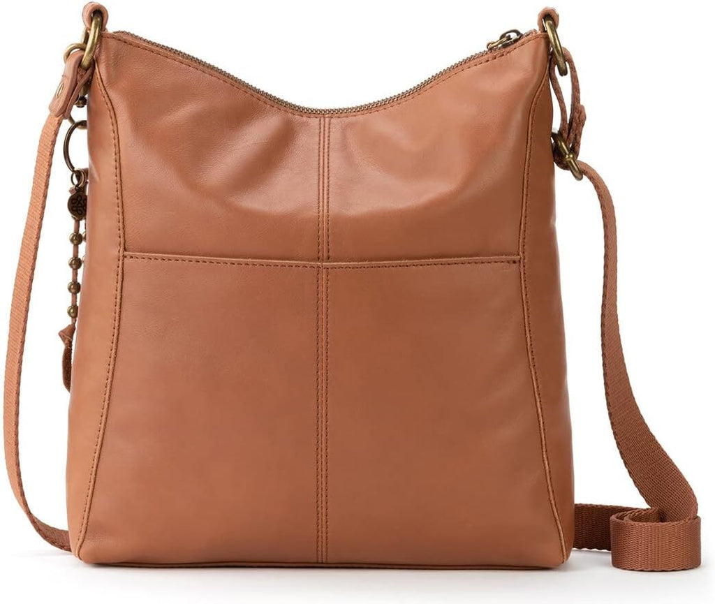 The Sak Lucia - Bolso bandolera de piel convertible con correa ajustable