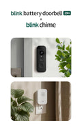 Timbre con cámara 2K+ Blink (ambos último modelo) y Blink Chime (ambos último modelo): Timbre con cámara inalámbrico, resolución 2K, timbre para el hogar. Módulo de sincronización básico incluido