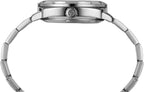 Tiong Reloj mecánico para hombre, de acero inoxidable, automático, con esqueleto, impermeable, para el día del padre, regalo