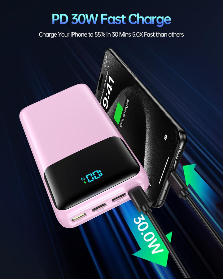 Cargador portátil de 50000 mAh, batería externa de alta capacidad p...