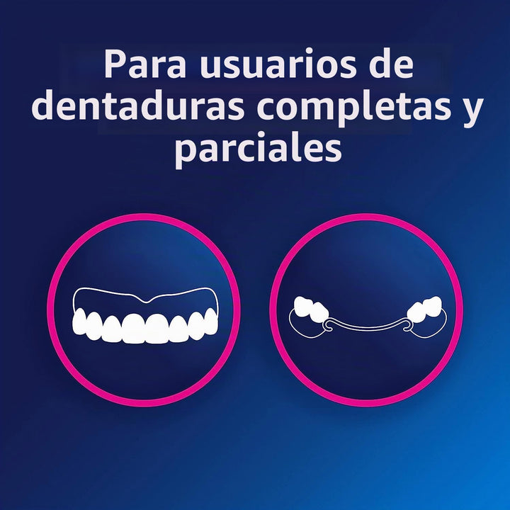 Fixodent Crema adhesiva original segura para dentaduras postizas co...