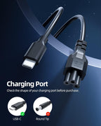 Superer Cargador USB-C de 65W para portátil Lenovo ThinkPad X1 T14 T14s T15 E14 E15 T480s T490 E480 Yoga 6 7 7i 9i IdeaPad Slim Flex Thinkbook 13s 14 15 16 Chromebook Computadora Adaptador de energía CA Type-C
