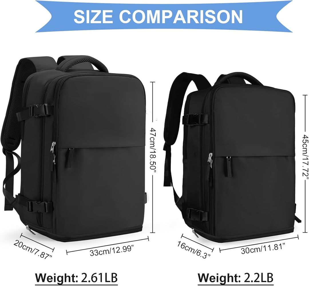 Mochila de Mano Coowoz para Hombres y Mujeres, Mochila de Viaje Apr...