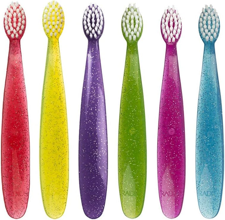 RADIUS Cepillo de dientes para niños, cepillo Totz, cerdas extrasua...