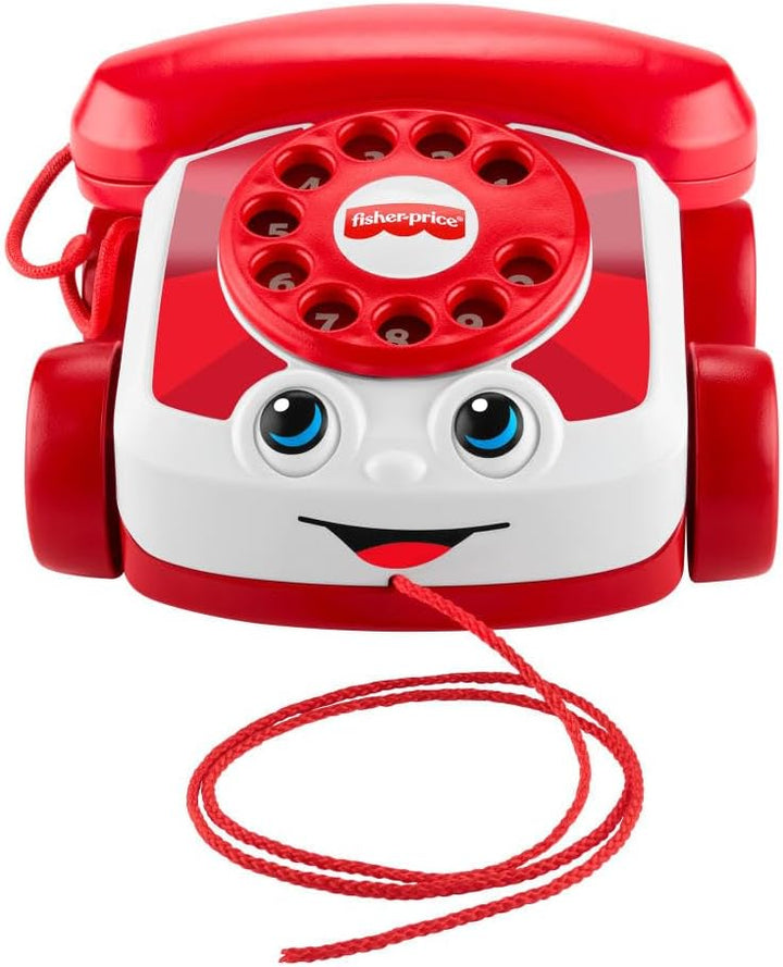Fisher-Price Teléfono de charla roja para bebé edición del