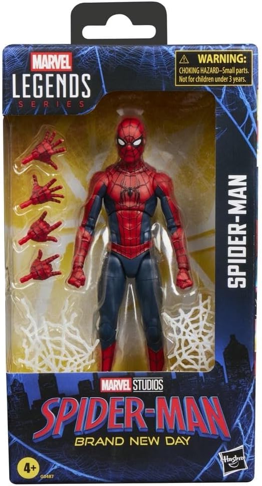 Marvel Legends Series Spider-Man, Spider-Man: Brand New Day - Juego de figuras de acción coleccionables de 6 pulgadas