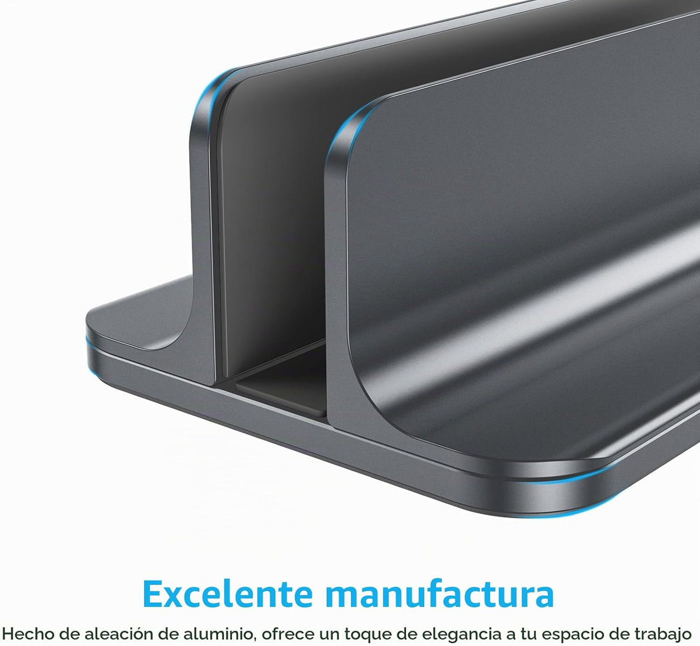 OMOTON Soporte vertical para laptop, soporte de aluminio de escrito...
