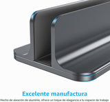 OMOTON Soporte vertical para laptop, soporte de aluminio de escrito...