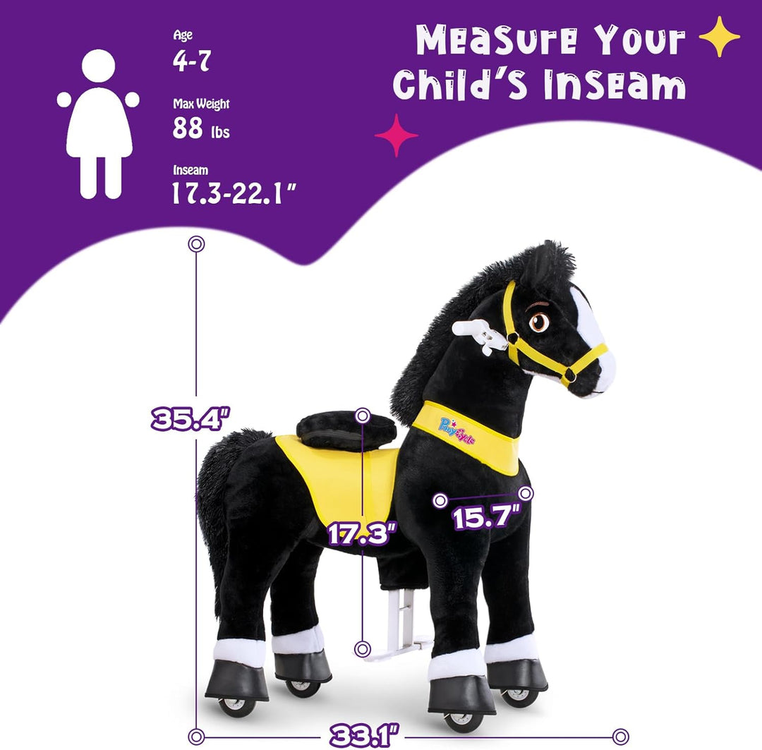 PonyCycle Pony Cycle 4-7 caballo de montar con resorte, juguete de...