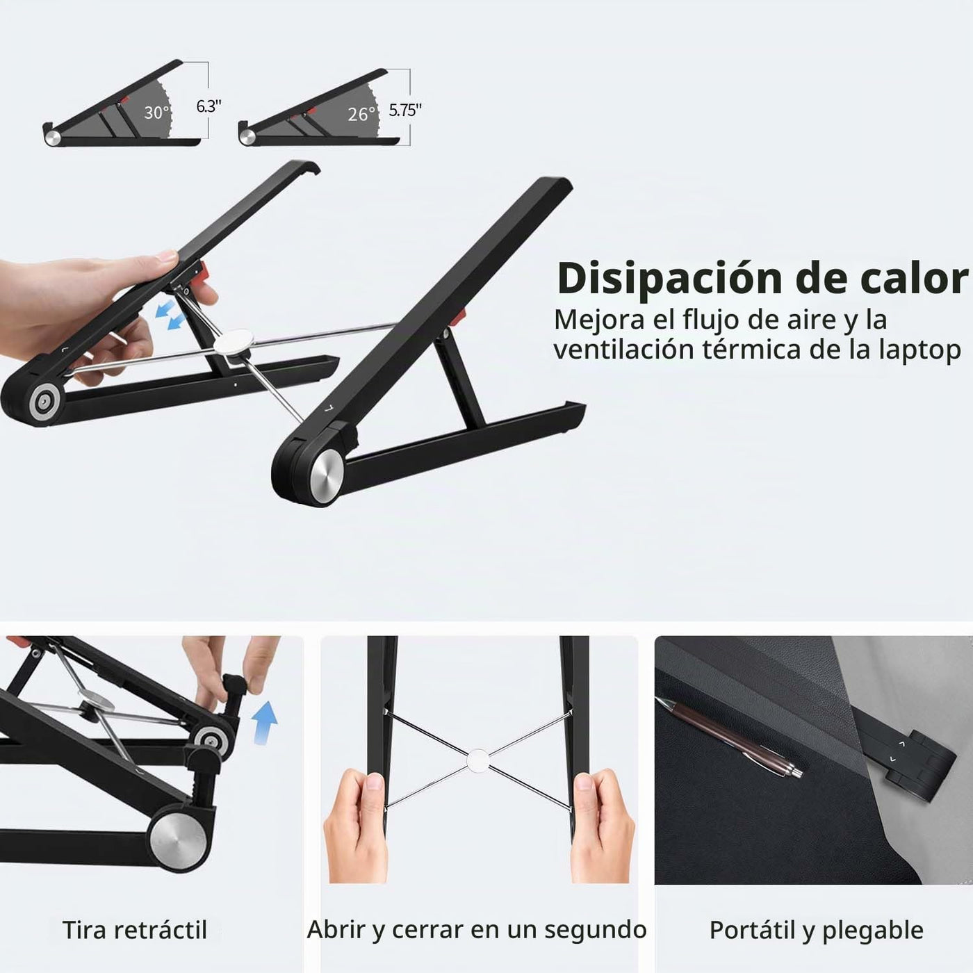 Soporte portátil para computadora portátil para Lenovo Legion 9i 7i...