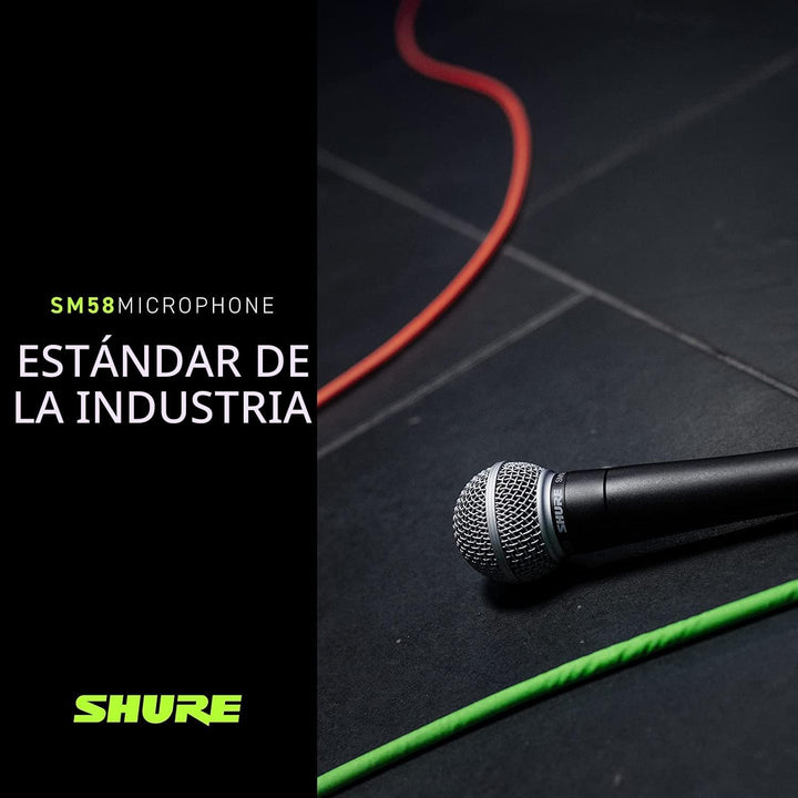 Micrófono SHURE, Negro
