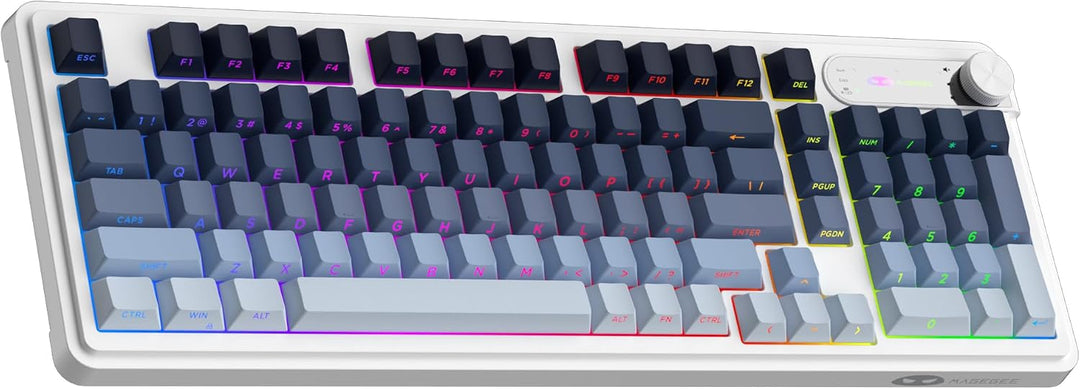 MageGee GK960 Teclado inalámbrico, 98 teclas Tri-Modo BT\/2.4G\/Tec...
