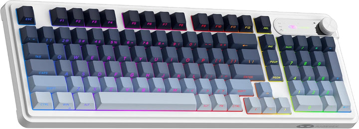 MageGee GK960 Teclado inalámbrico, 98 teclas Tri-Modo BT\/2.4G\/Tec...