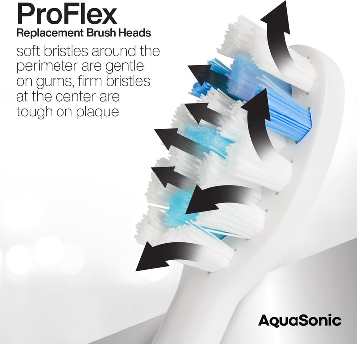 AquaSonic Cabezales de cepillo de repuesto originales Proflex | Ace...