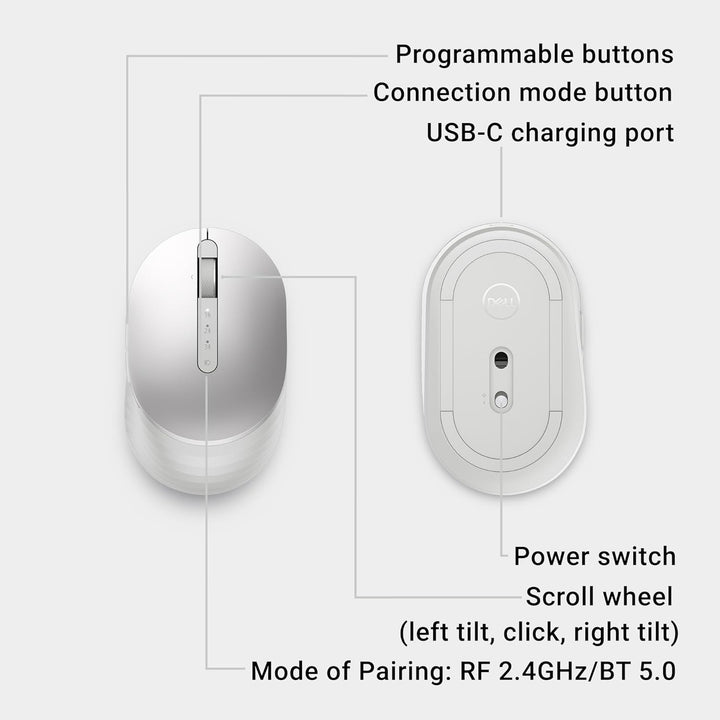 Dell Premier MS7421W Mouse plateado