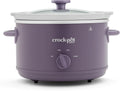 Crock-Pot Design Series - Olla de cocción lenta manual de 4.5 cuartos de galón, papa morada