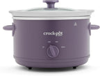 Crock-Pot Design Series - Olla de cocción lenta manual de 4.5 cuartos de galón, papa morada