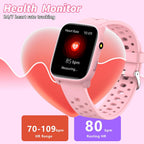 Relojes inteligentes, frecuencia cardíaca, monitor de sueño, podómetro, linterna, pantalla táctil de 1.83 pulgadas, impermeable IP68